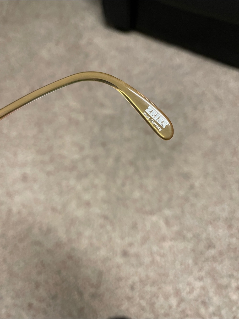 Vintage 70s Carl Zeiss Amber Oversized Women's Sunglasses- excellent shape - Picture 7 of 11